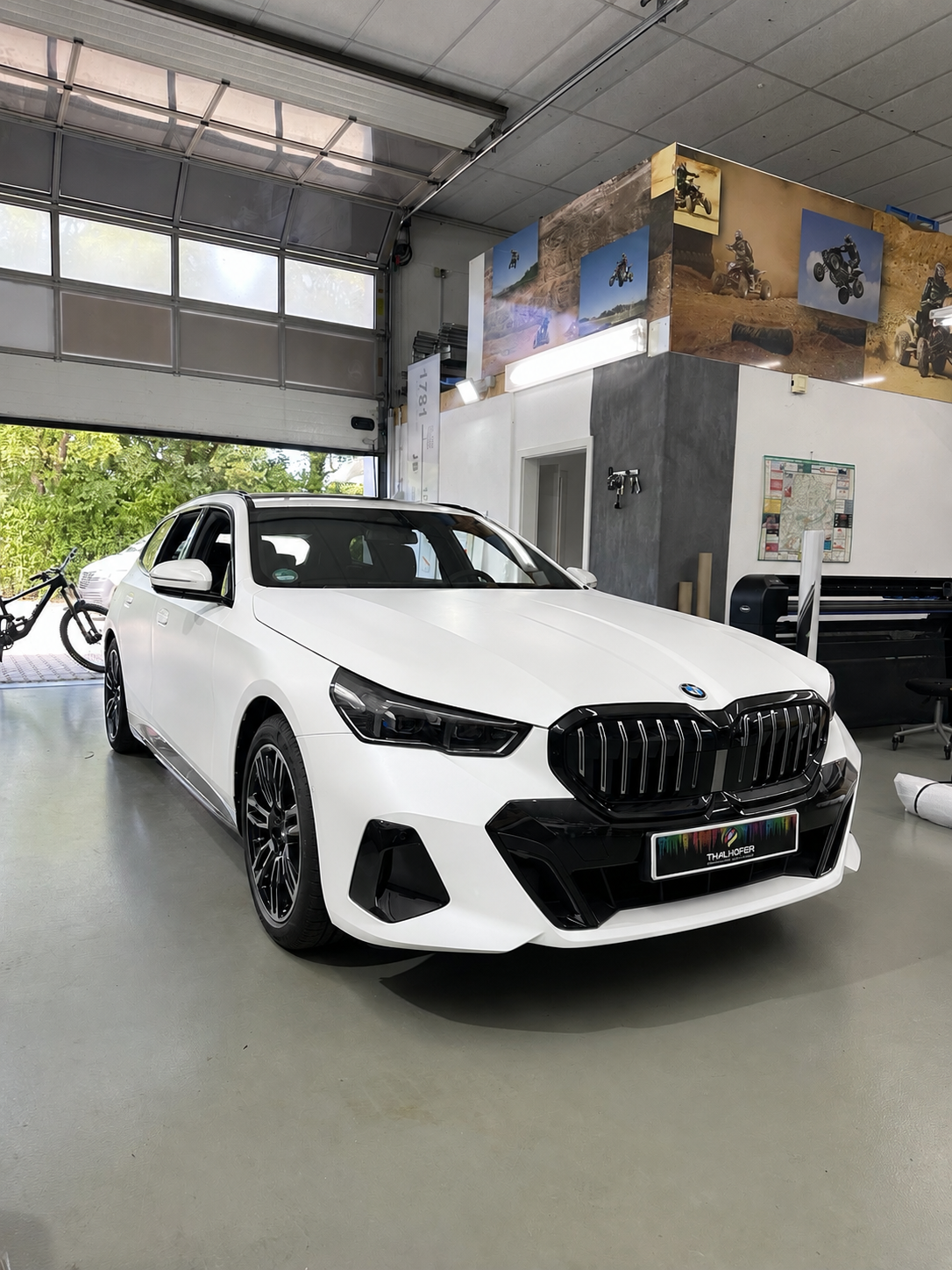 BMW vor der Folierung – weiß
